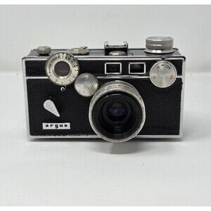 Argus C3 "The‎ Brick" 35mm Rangefinder Camera Coated Cintar Lens Case Manual